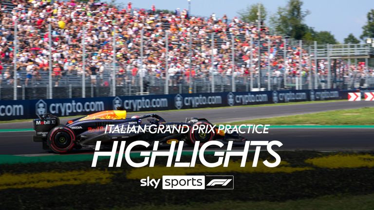 Highlights from Friday's first practice session at the Italian Grand Prix.