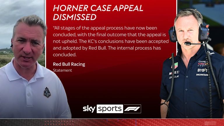 An appeal against Christian Horner has been upheld after a female member of staff at Red Bull made a complaint of controlling behaviour against the Red Bull CEO. 