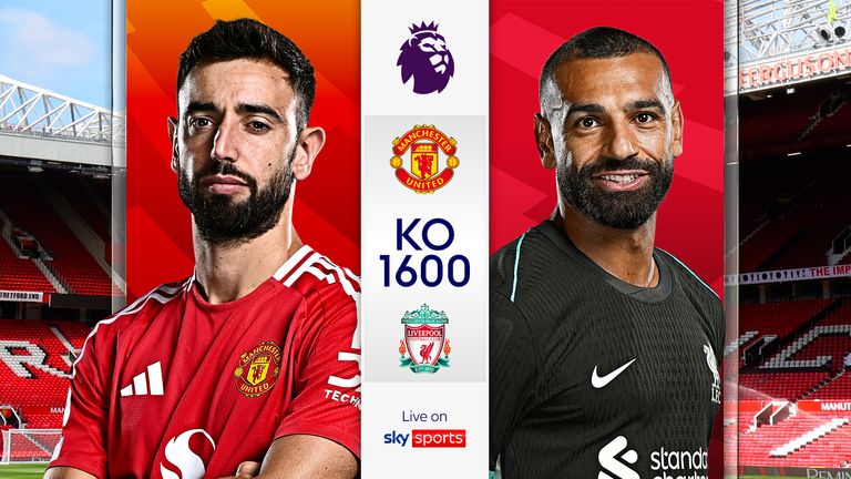 Manchester United vs Liverpool kicks off at 4pm on Sunday