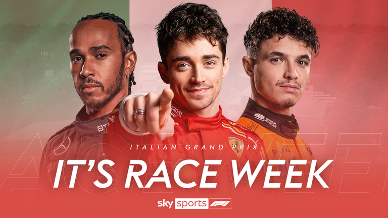 The Italian GP takes place this Sunday live on Sky Sports F1 with lights out at 2pm